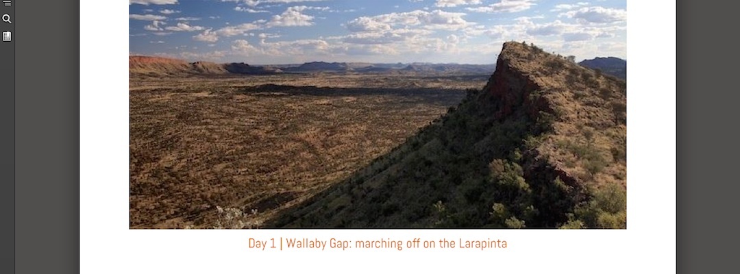Larapinta Trail ebook image