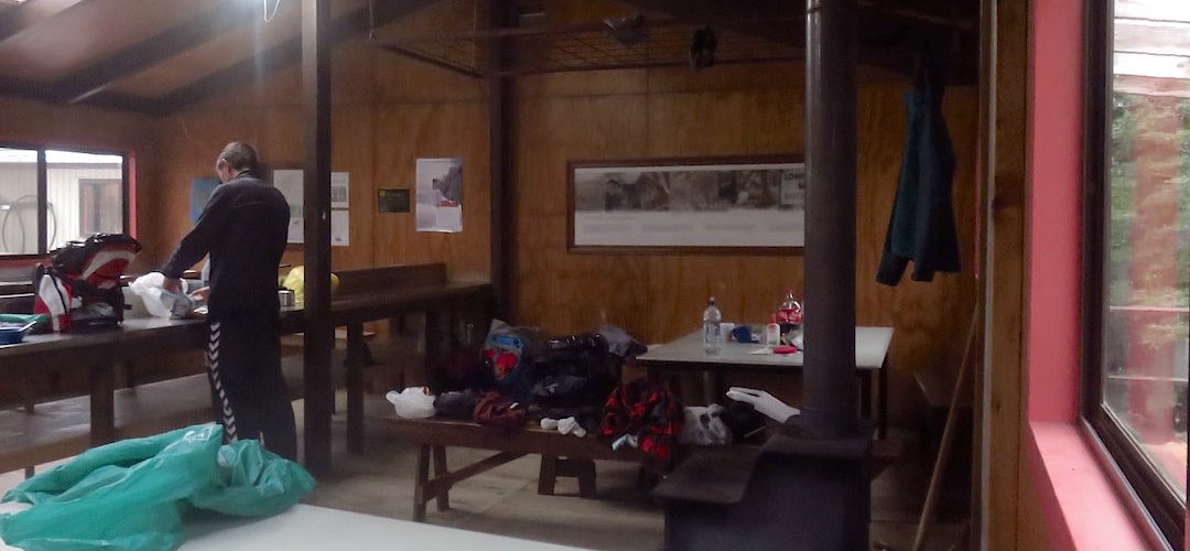 The firebox can get the kitchen/living room well cosy.  | Clinton Hut, Milford Track