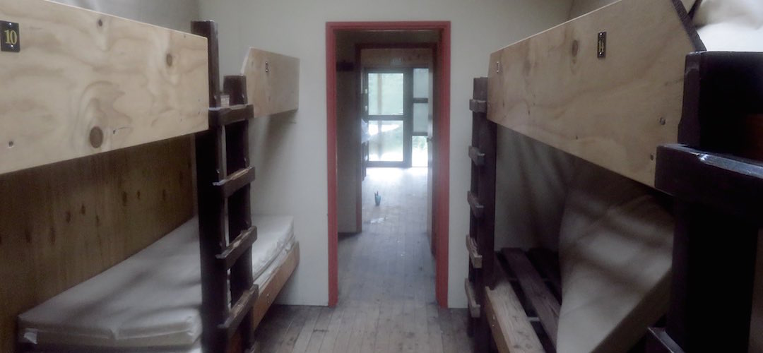 The downstairs bunks rooms. | Mintaro Hut, Milford Track