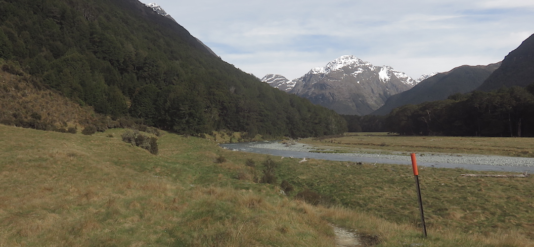 Wandering up the Caples River Valley from the new hut | Caples Track, Greenstone Conservation Area
