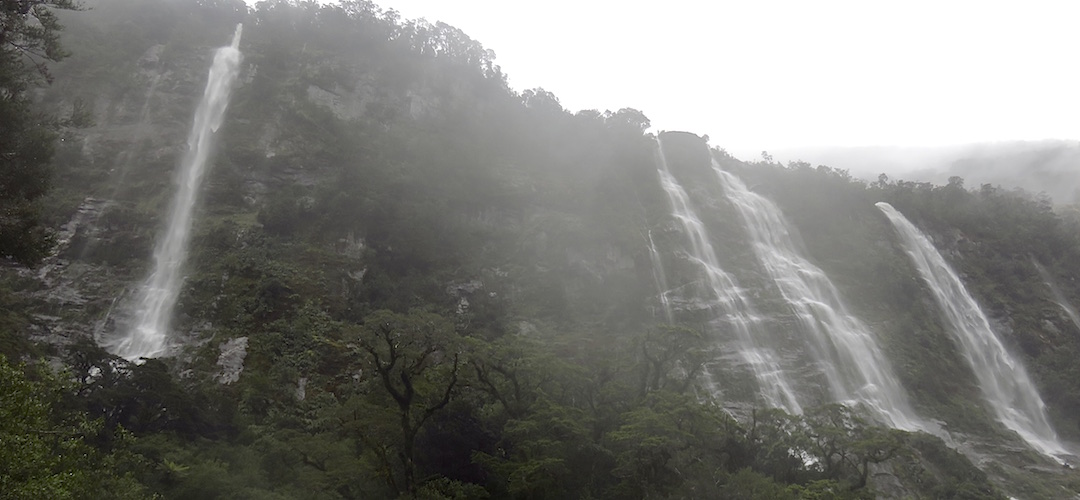 More of those line them up waterfalls | Milford Track
