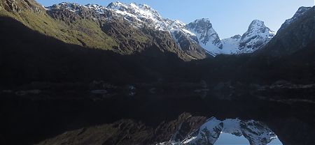 Another stunning sight of the mountains behind Lake MacKenzie | Routeburn Track