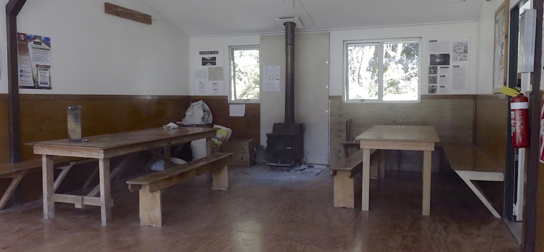 The Flats is a much smaller hut than Falls or Mackenzie. |  Routeburn Flats Hut, Routeburn Track