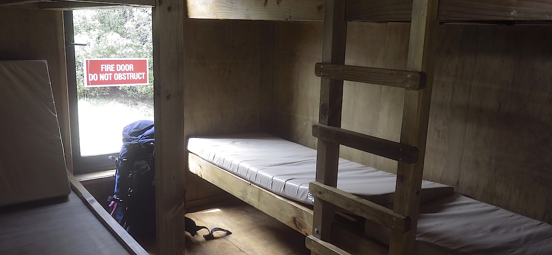 Fairky typical new bunk room.  | Greenstone Hut, Greenstone Track
