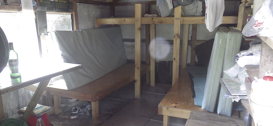 She's a three bunker of the cosy type.  | Slip Flat Hut, Greenstone Track