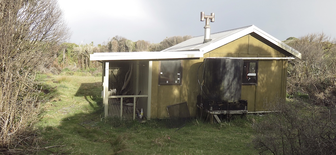 The Big Bay beach is over all that shubbery.  | Big Bay Hut, Pyke - Big Bay Route