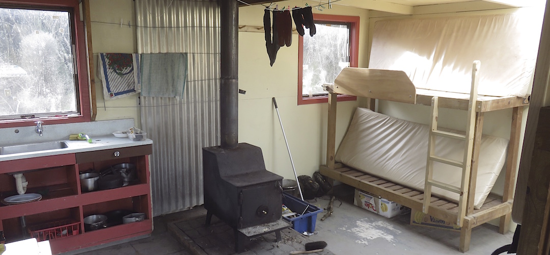 For some reason this hut has a great atmosphere.  | Big Bay Hut, Pyke - Big Bay Route