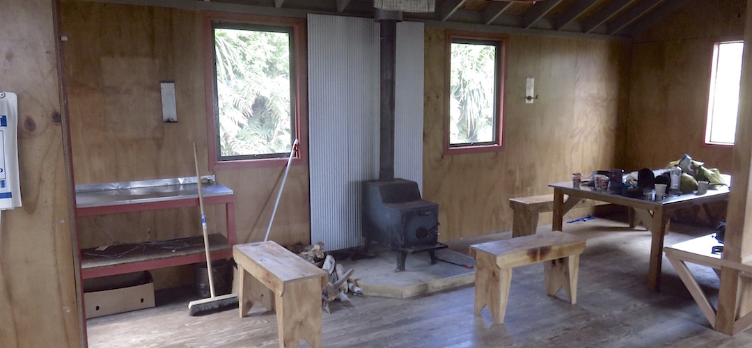 There's usually plenty of firewood down on the river bank. Red is best. | Martins Bay Hut, Hollyford Track