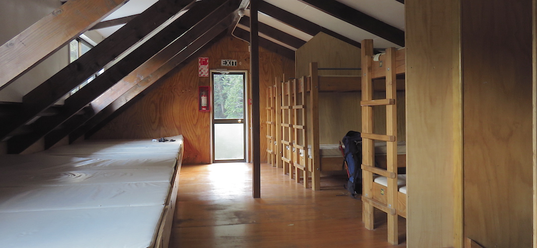 The bunkroom where the snorers tend to congregate. | Iris Burn Hut, Kepler Track