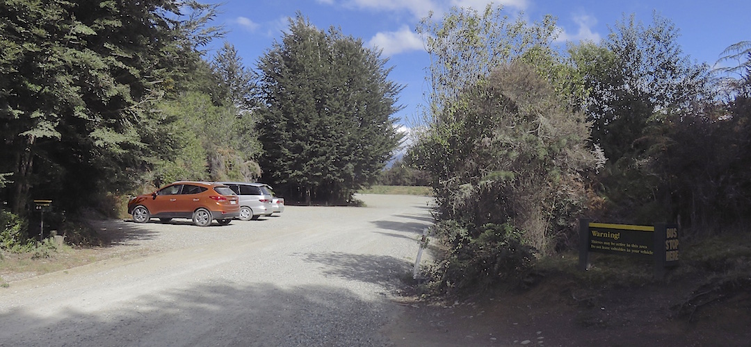 A remarkable photo of the carpark. Wow! | Rainbow Reach carpark, Kepler Track