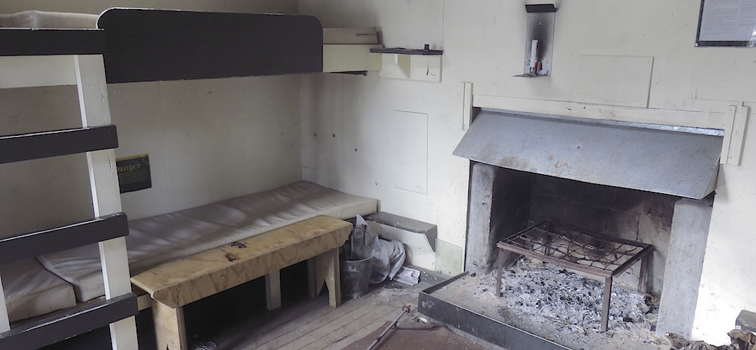 Wow, a hut with an open fireplace, many of these have burnt down. | Shallow Bay Hut, Kepler Track