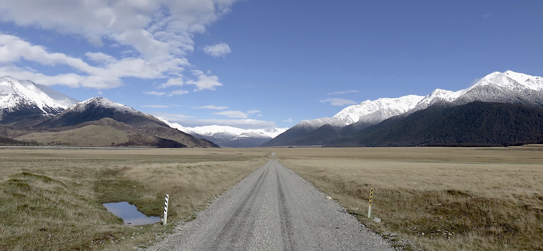 Day 15, it's a long trudge across the waimak valley floor to get to the highway. Nice though. | Arthurs Pass blog