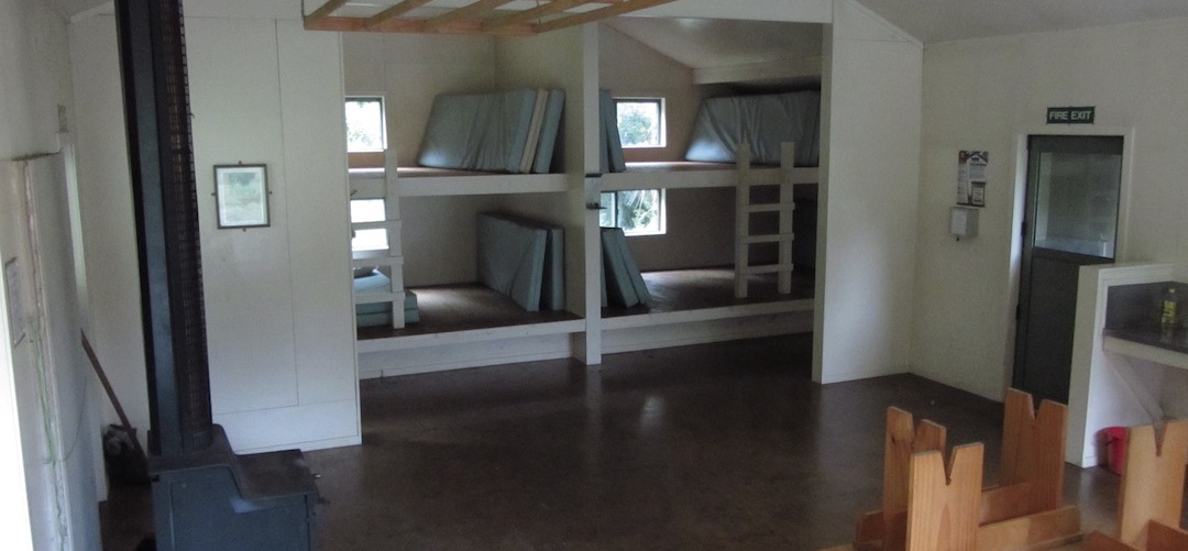 Karamea Bend Hut, Kahurangi National Park bunks