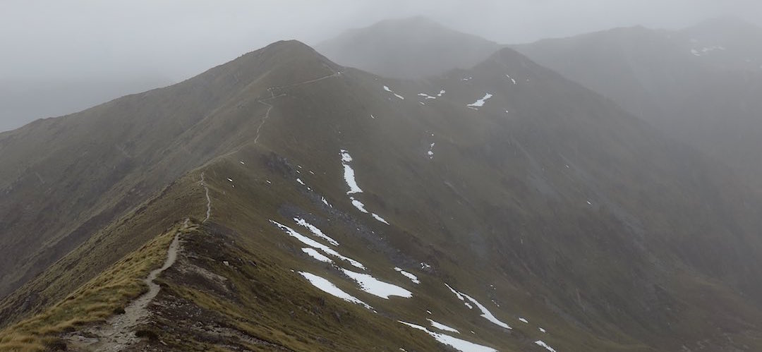 The snow has almost gone from my last visit but the bad weather remains. | Kepler Track, Fiordland National Park