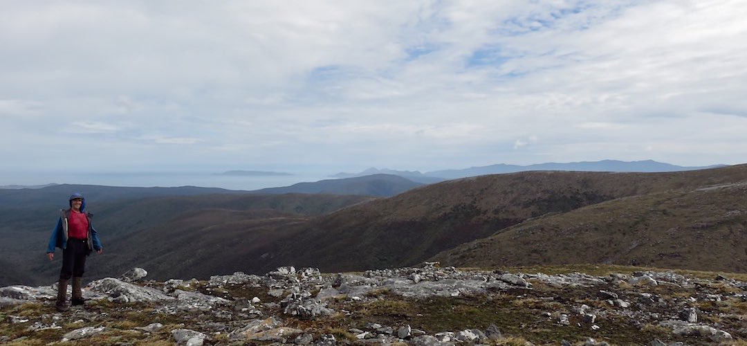 You really feel inspired standing out here on your lonesome. | Tin Range route, Stewart Island