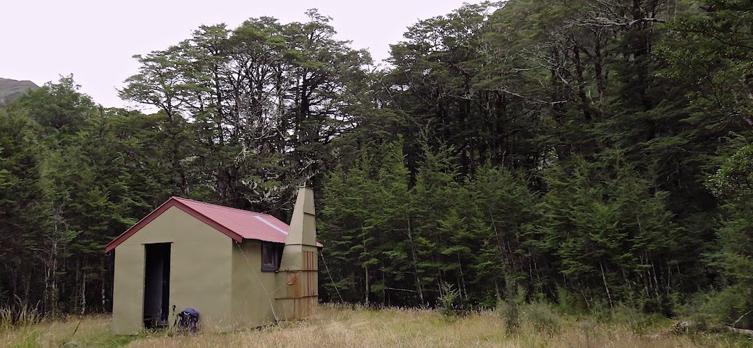 the old standard NZFS shooters hut | Doubtless Hut, Lake Sumner Forest Park