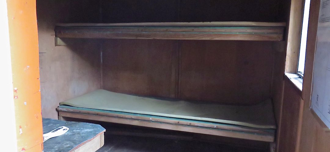 not so large interior, from the door  | Lake Man Bivvy, Lake Sumner Conservation Park