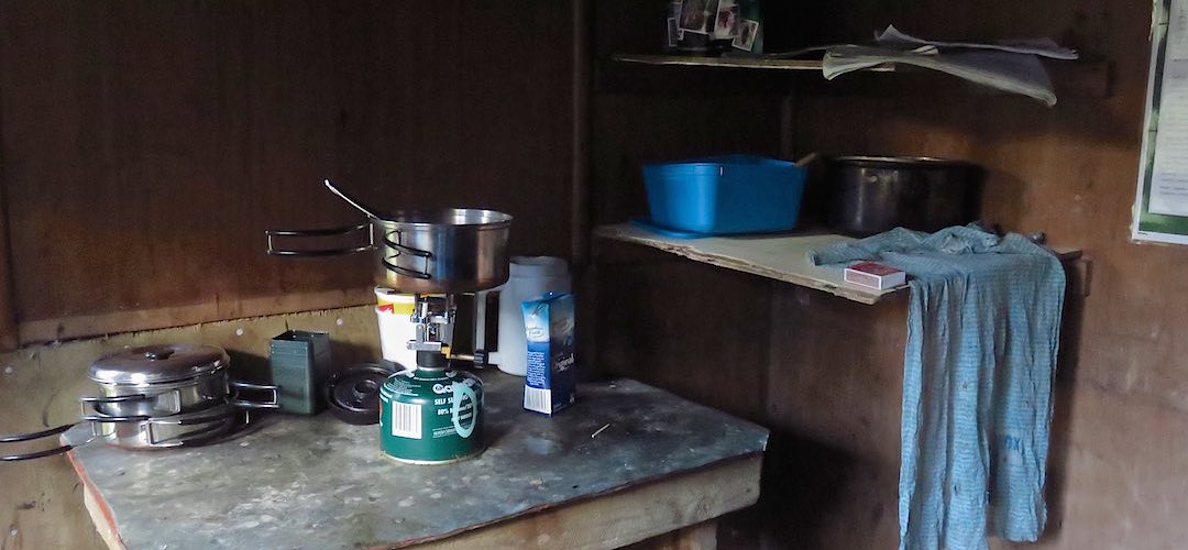 kitchen bench   | Lake Man Bivvy, Lake Sumner Conservation Park