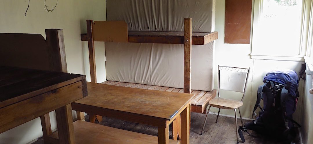 combined living/sleeping zone  | St Jacobs Hut, Lake Sumner Conservation Area