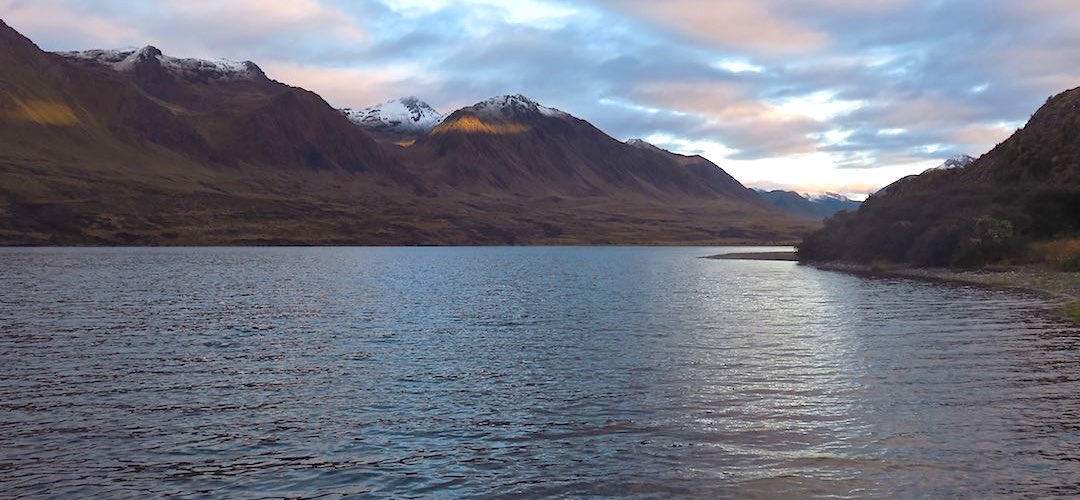early morning light at North Mavora Lake at Careys Hut  | Mavora Greenstone Walkway, Mavora Lakes Conservation Park