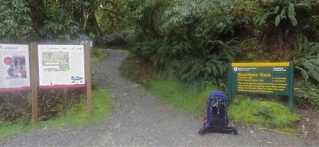 The start/finish at The Divide carpark. | Routeburn Track, Fiordland/Mt Aspiring National Parks