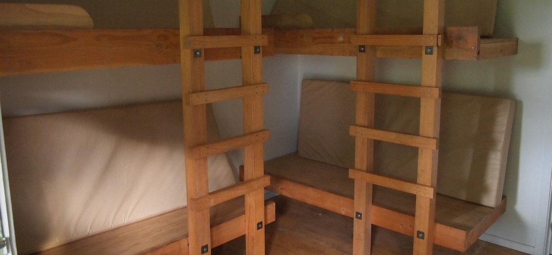 bunkroom Port William Hut, Rakiura National Park, Stewart Island