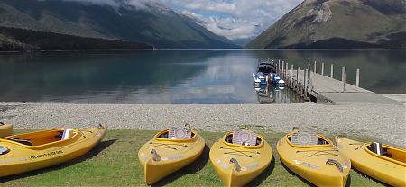 down at the jetty at St Arnaud, Lake Rotoiti | Travers Sabine Circuit, Nelson Lakes National Park