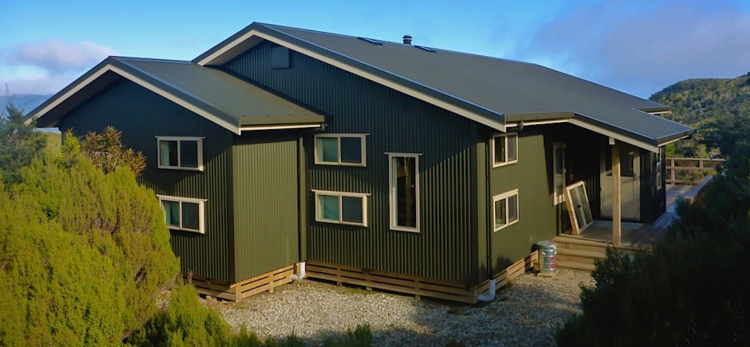 The new 5 star hut. photo by David Guppy | James MacKay Hut, Heaphy Track, Kahurangi National Park