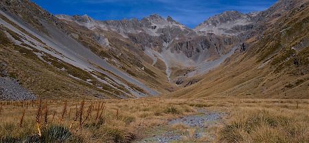 You must climb across part of that scree slope on the way up to Waiau Pass.  | Ship Cove to Boyle Village, Te Araroa 