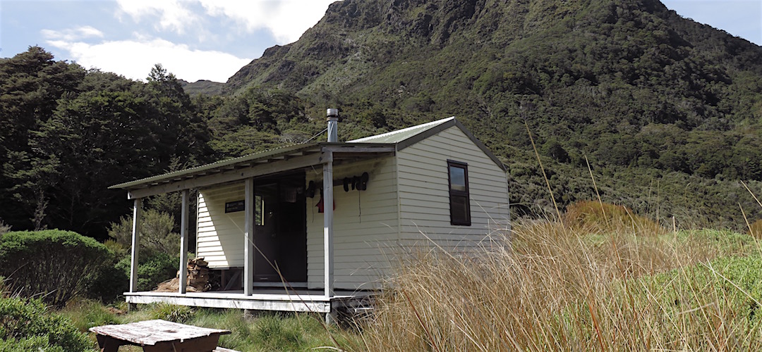 This is one hut that seems to have sufficient light.  |  Boulder Lake Hut, Kahurangi National Park