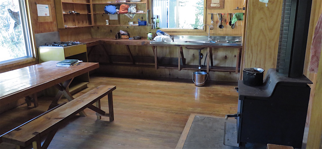 Yeah, the gas cooktop actually works, it's a serviced hut. |  Fenella Hut, Kahurangi National Park