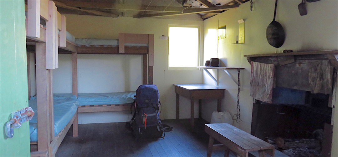 Most of this is original, except for the slats and mattresses. | Ministry of Works Historic Hut, Kahurangi National Park