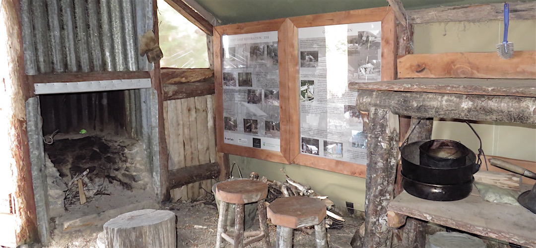  Yeah, a fully operational fireplace and some appropriate seating. | Tent Camp, Kahurangi National Park