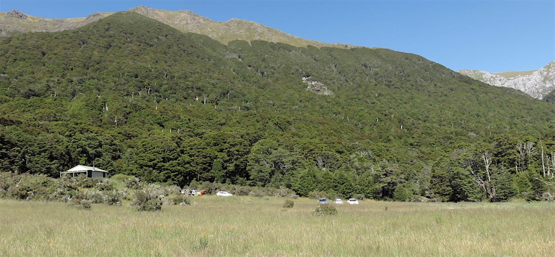 The hut is OK considering you can drive right to the back door. | Trilobite Hut, Kahurangi National Park