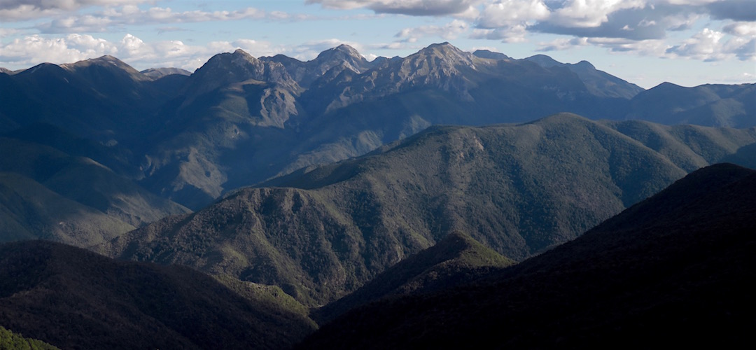 The famous Mt Owen, 1875m, featuring in Lord of the Rings, from John Reid Hut. | Kahurangi National Park