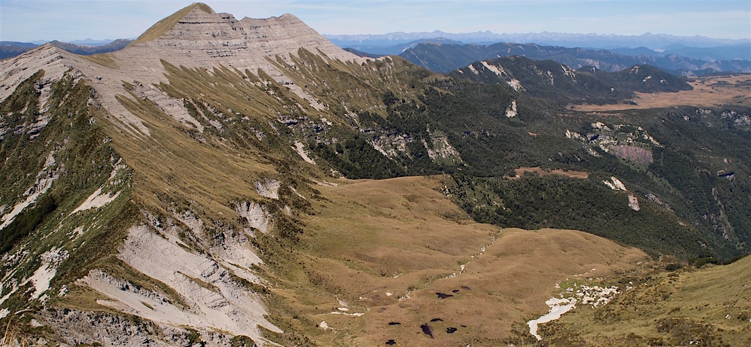 The view from The Needle of The Haystack and the 1000 Acre Plateau. | Matiri Ridge and Valley, Kahurangi National Park