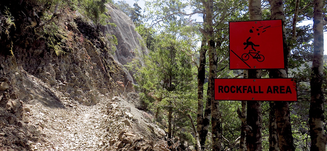 There's been plenty of hard work hacking across the Murchison earthquake slips. | Old Ghost Road