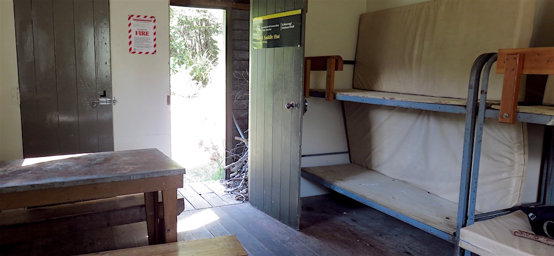 The hut seems to be 300 mm wider than many of the same type. | Kiwi Saddle Hut, Kahurangi National Park