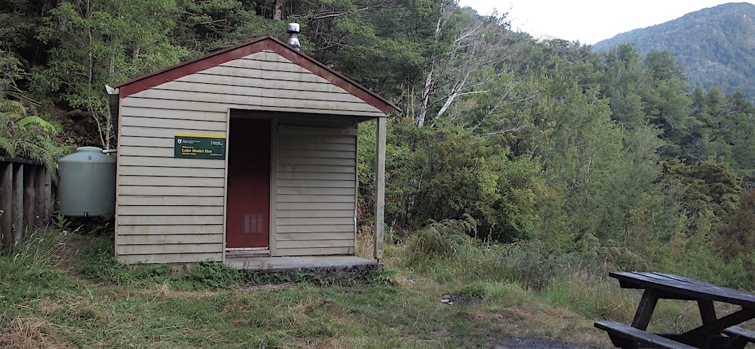 That is pretty close to the road end and overlooks the lake. | Lake Matiri Hut, Kahurangi National Park