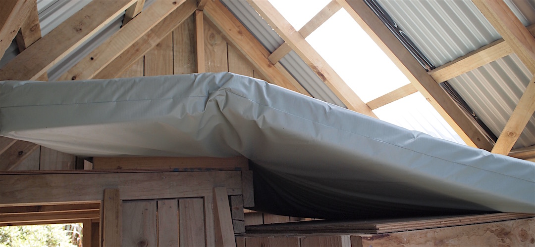 No insulation, big double mattresses. | Ghost Lake sleepout, Lyell Range/Radiant Range Conservation Area