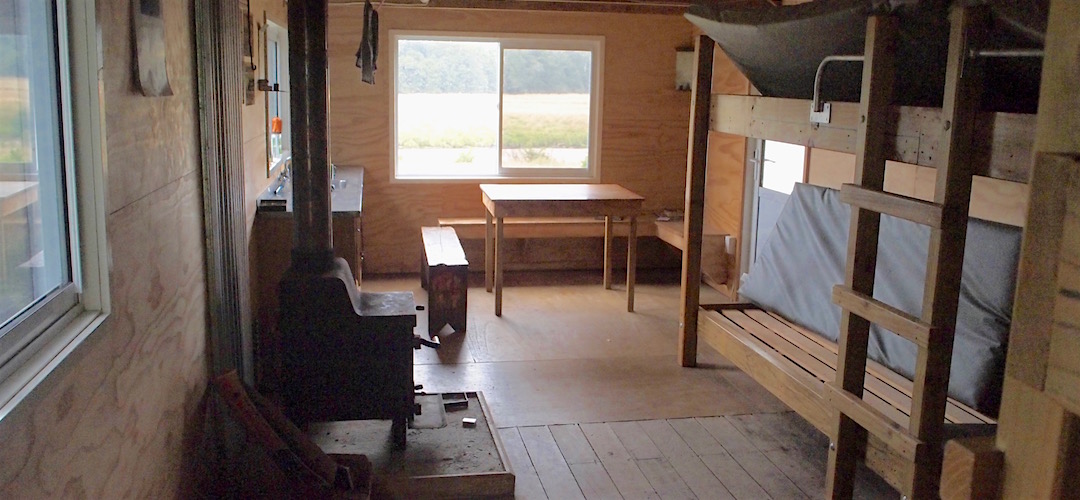 The interior is hardly recognisable from its NZFS origins.  | Mokihinui Forks Hut, Mohikinui Ecological Area