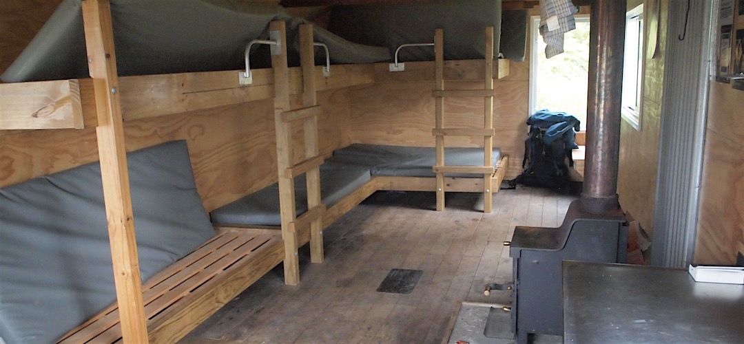 8 sleeping spaces here, 2 in the porch. | Mokihinui Forks Hut, Mohikinui Ecological Area