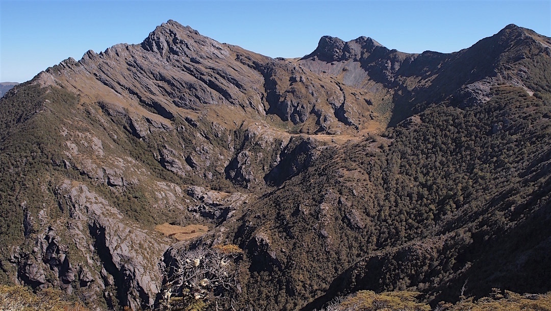 Anatoki Peak and Lonely Lake. I was feeling lonely at the time.  | Dragons Teeth, Kahurangi National Park