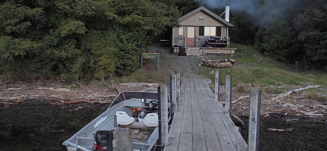 The hut is right on Lake Rotoiti. | Coldwater Hut, Nelson Lakes National Park