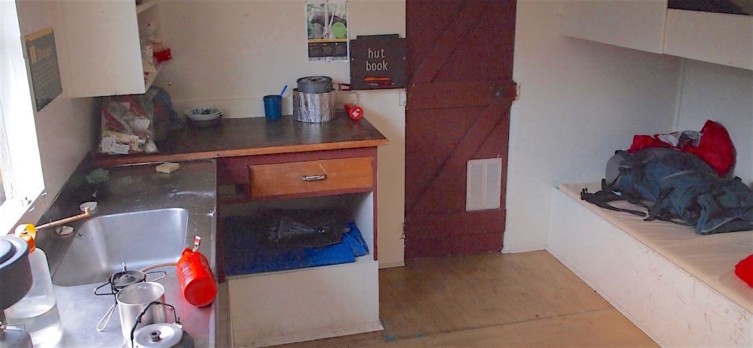 You get the water from the 500l tank outside to avoid overuse. | Cupola Hut, Nelson Lakes National Park