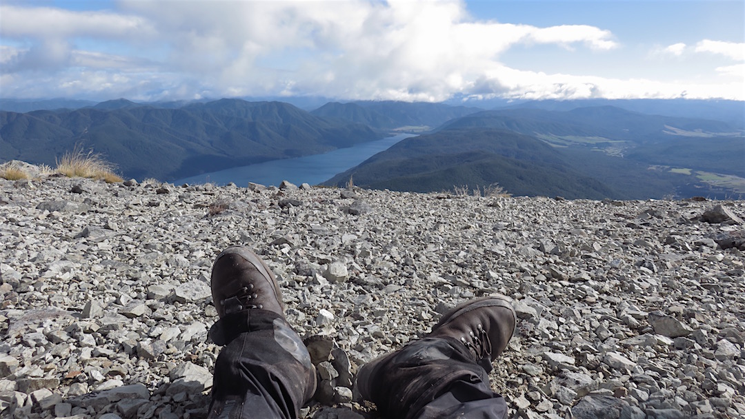 Lake Rotoroa from near Mt Cedric, on the way to Lake Angelus. | Day 7, Nelson Lakes National Park