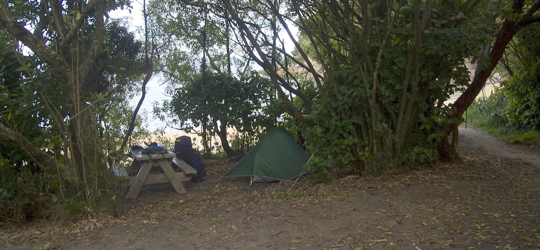 Te Puketea campsite, Coastal Track, Abel Tasman National Park