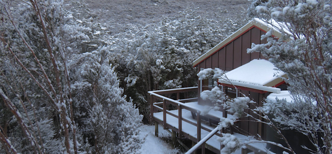 Morning Day 2. Rocks Hut in the snow. | winter trip, Alpine Route, Mt Richmond Forest Park