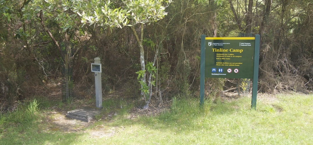 Tinline campsite, Coastal Track, Abel Tasman National Park