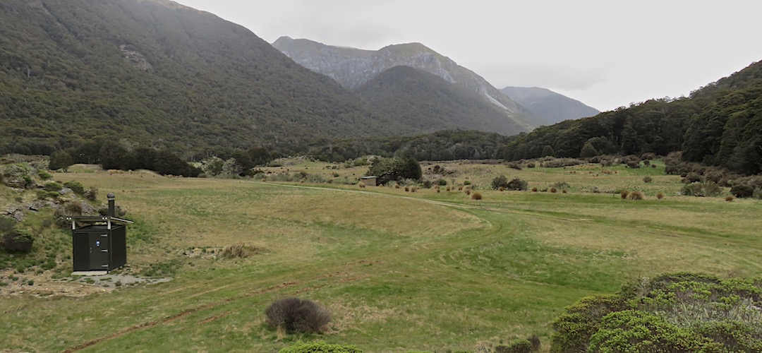 The wind can whistle down the Cobb valley. | Cobb River campsite, Kahurangi National Park